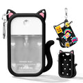 Kivzex Cat Silicone Case for Touchland 1oz Hand Sanitizer — Keychain & Charms