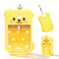 Kivzex Dog Silicone Case for Touchland 1oz – Yellow, Keychain Travel Sleeve