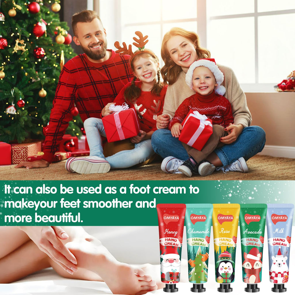 KIYTARBOO 70-Pack Christmas Hand Cream Gift Set – Moisturizing Mini Lot for Stocking Stuffers