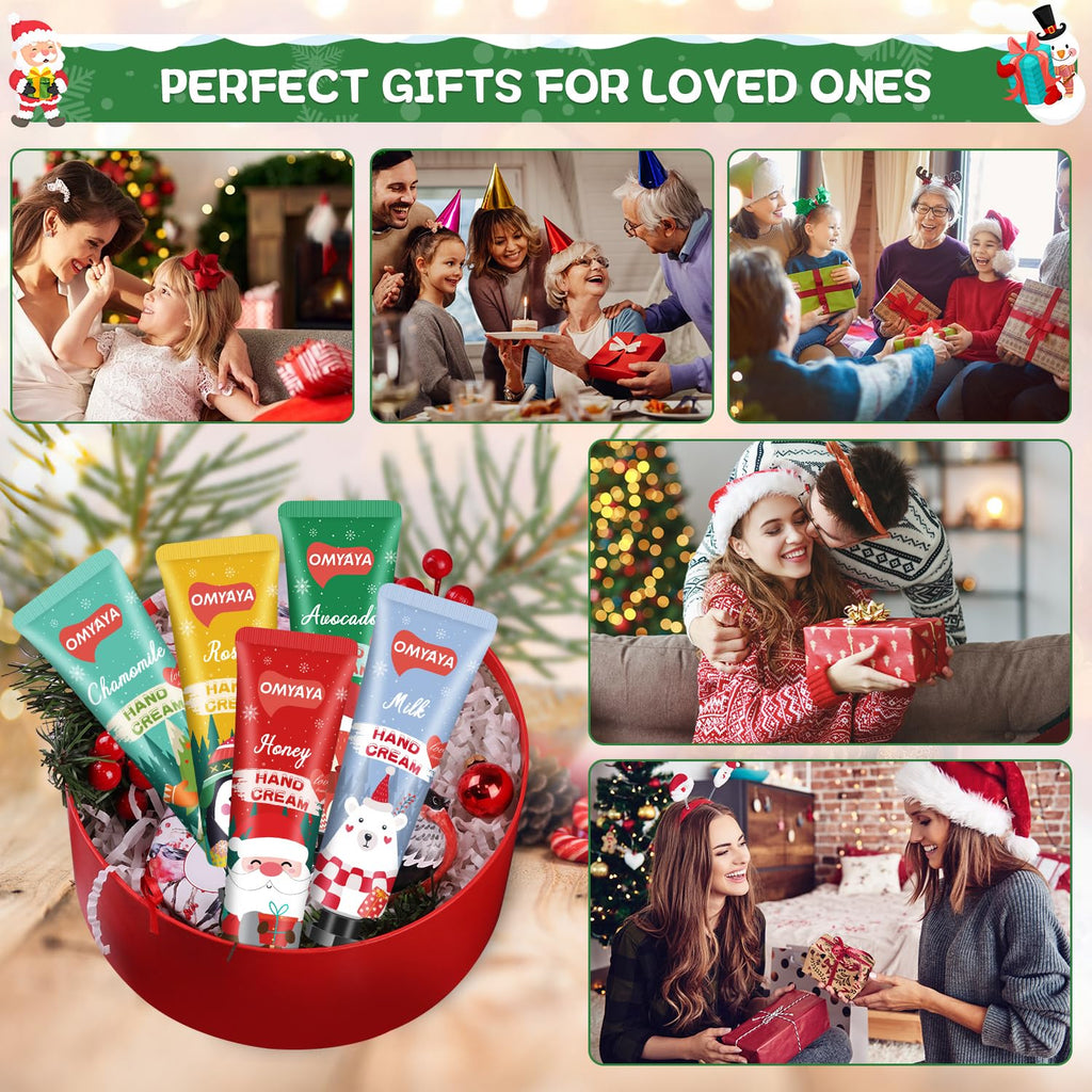 KIYTARBOO 70-Pack Christmas Hand Cream Gift Set – Moisturizing Mini Lot for Stocking Stuffers