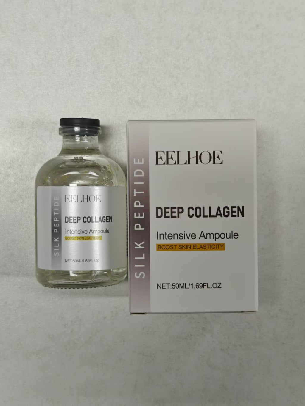 KKINYAS Deep Collagen Silk Peptide Serum – Korean Facial Essence for Firming & Hydration (50ml)