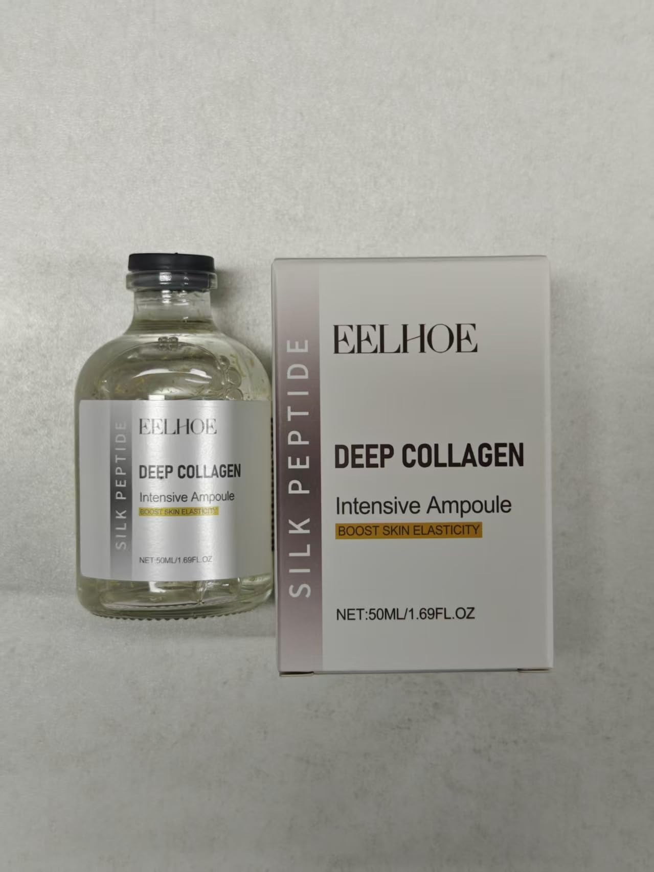 KKINYAS Deep Collagen Silk Peptide Serum – Korean Facial Essence for Firming & Hydration (50ml)