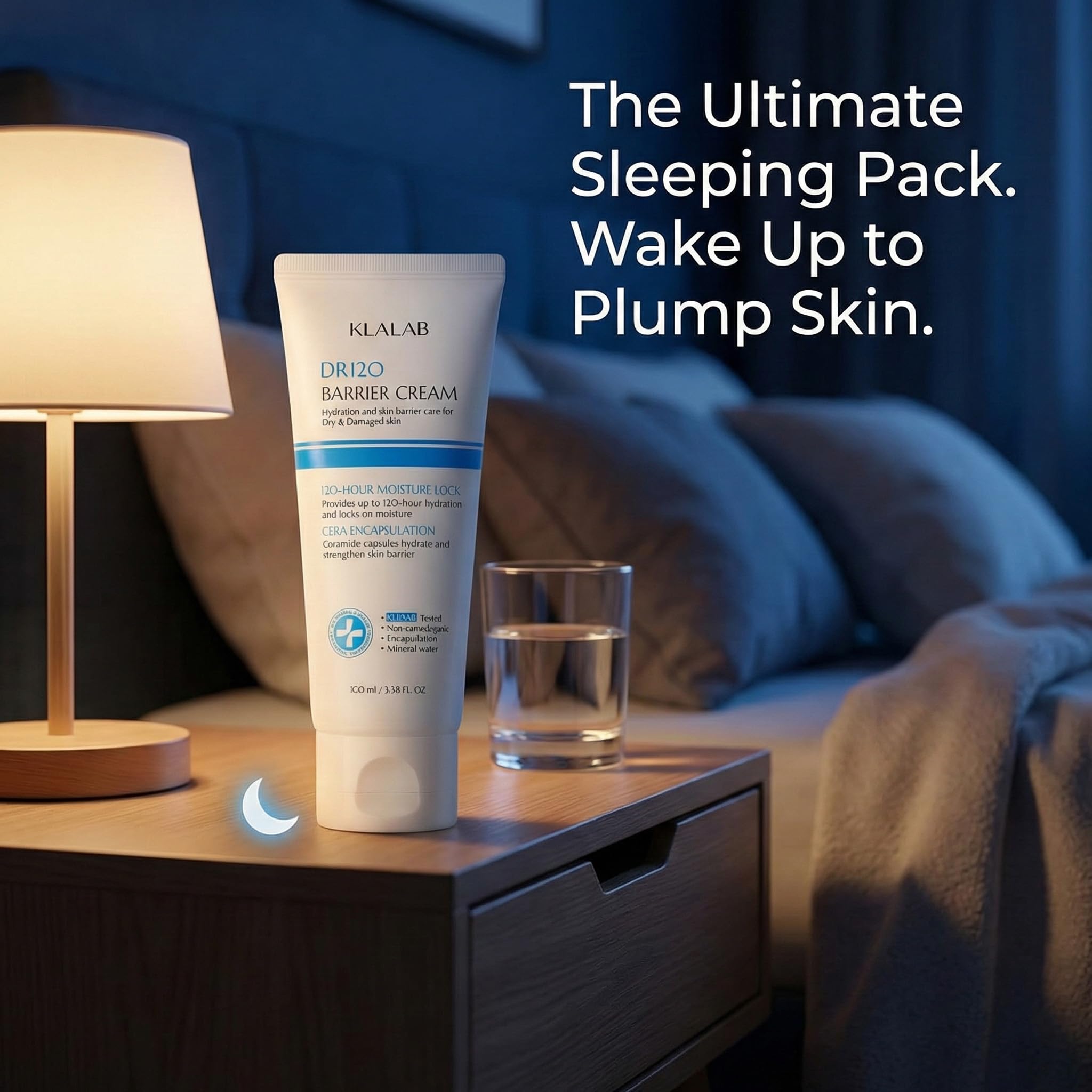 KLALAB DR120 Barrier Cream – 120-Hour Hydration with 5-Ceramide Complex & Hyaluronic Acid