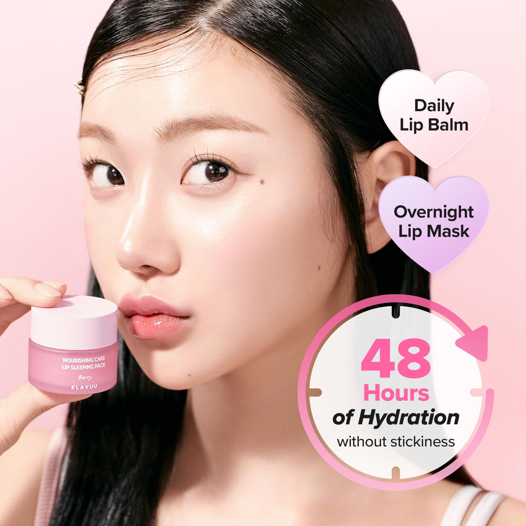 Klavuu Lip Mask Sleeping Pack (0.7oz) – Overnight Hydration & Gentle Exfoliation