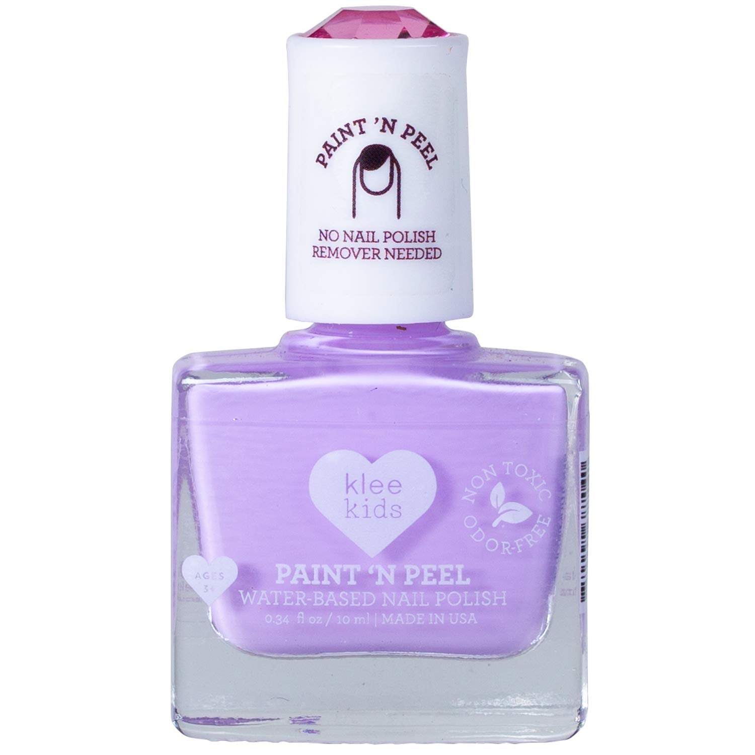Klee Naturals Starry Sky Kiss Gift Set – Water-Based Peelable Nail Polish for Kids