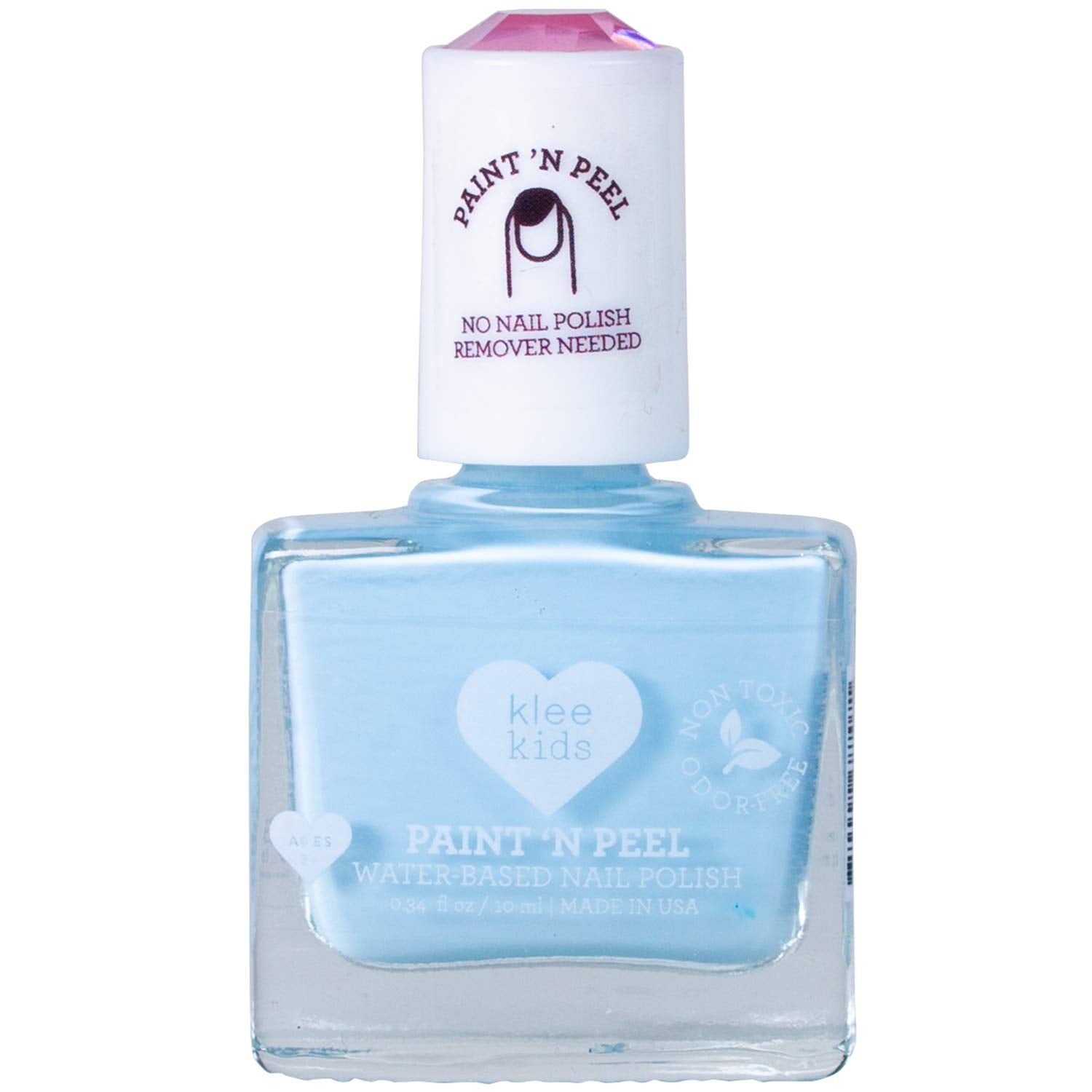 Klee Naturals Starry Sky Kiss Gift Set – Water-Based Peelable Nail Polish for Kids