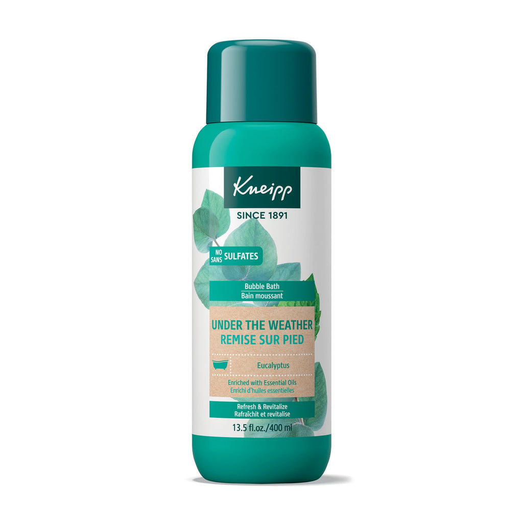 Kneipp Under The Weather Eucalyptus Aromatherapy Bubble Bath – Vegan, Sulfate Free, 13.5 fl oz | Up To Eight Baths