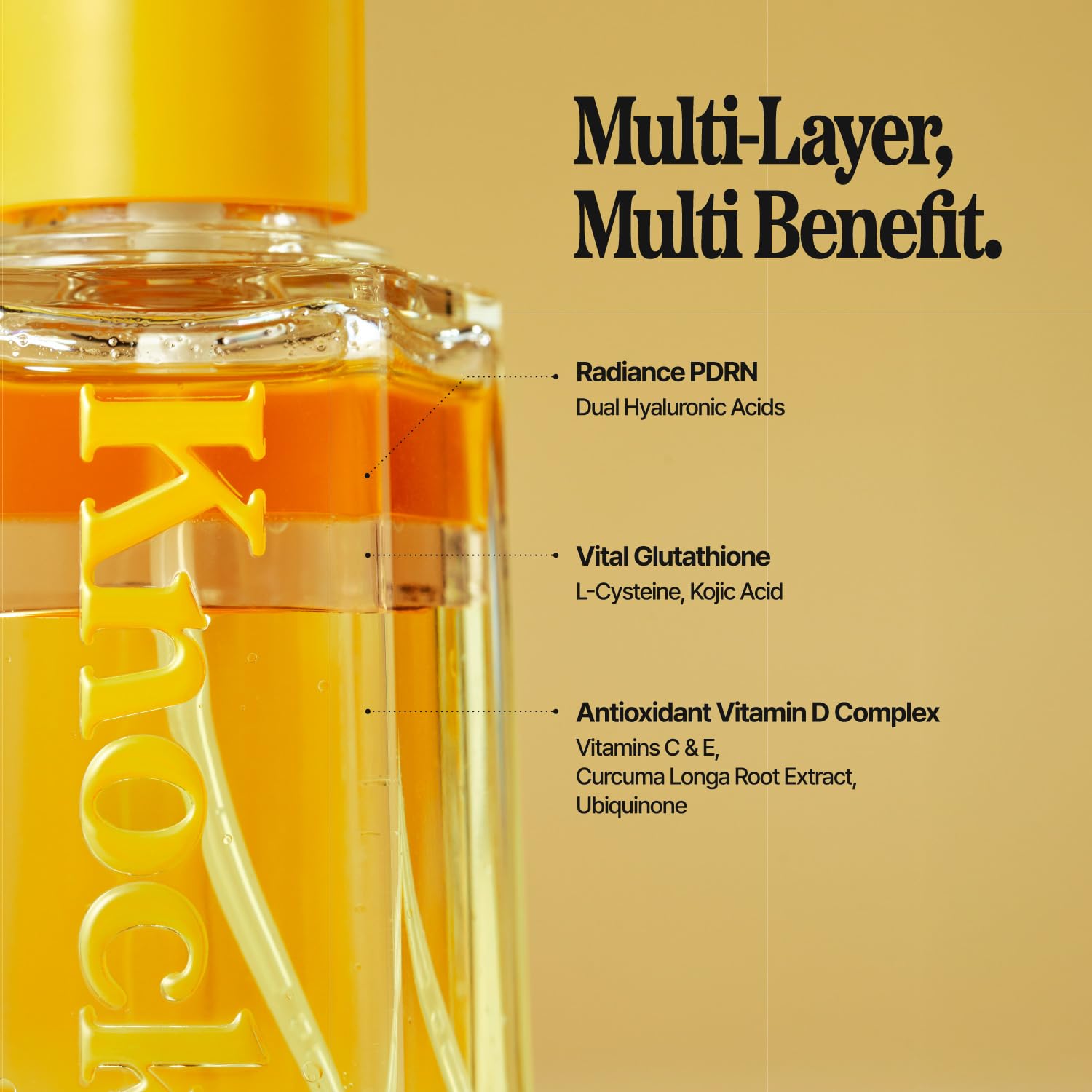 Knock Shaking Serum Mist – Portable Hydration with PDRN, Glutathione & Hyaluronic Acid | Sunny Glow 50ml