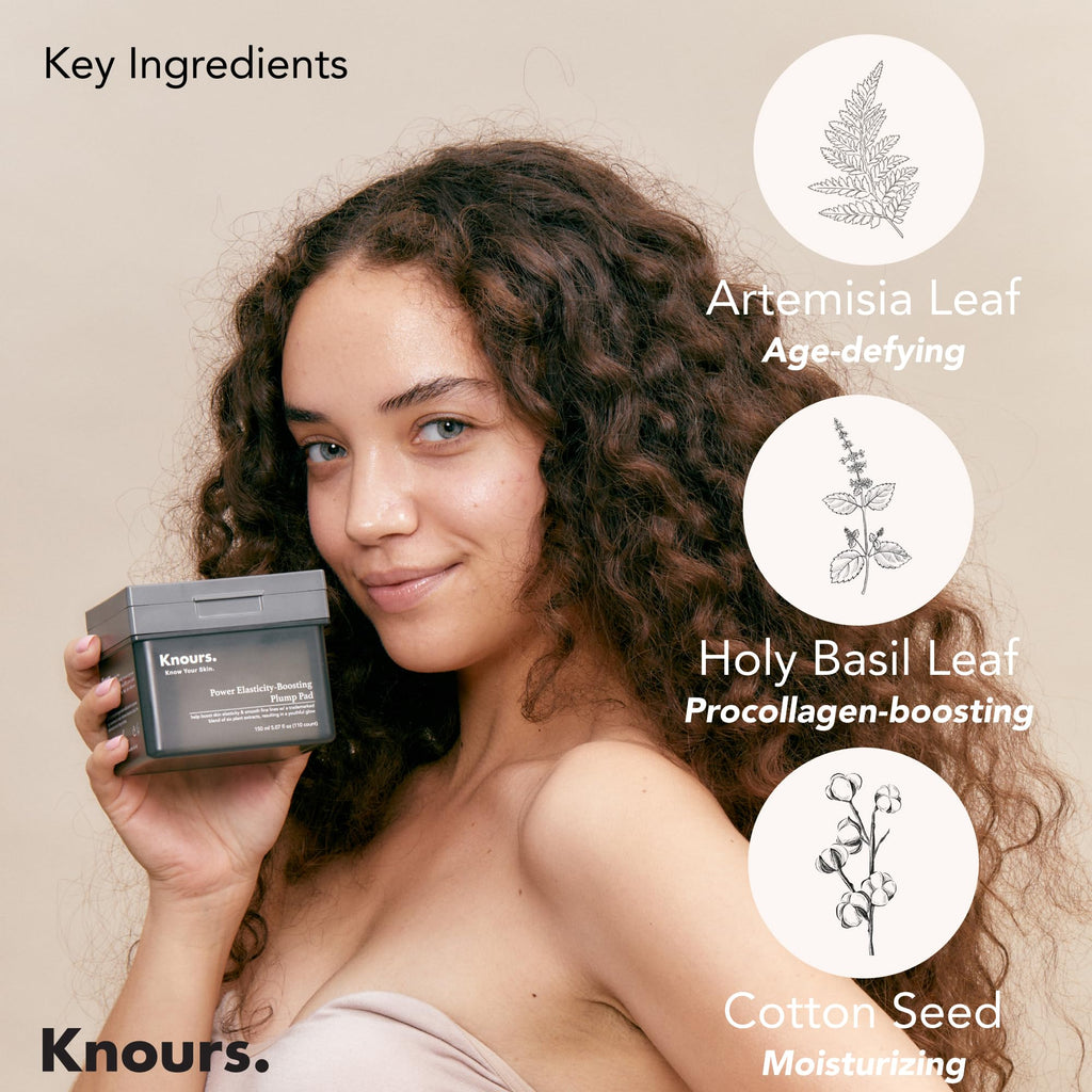 Knours Plump Pad | 2-in-1 Toner Pad + Face Mask with Holy Basil
