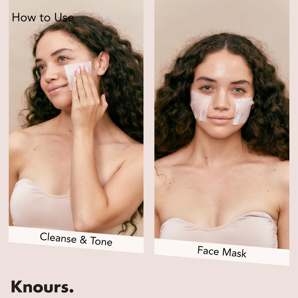 Knours Plump Pad | 2-in-1 Toner Pad + Face Mask with Holy Basil