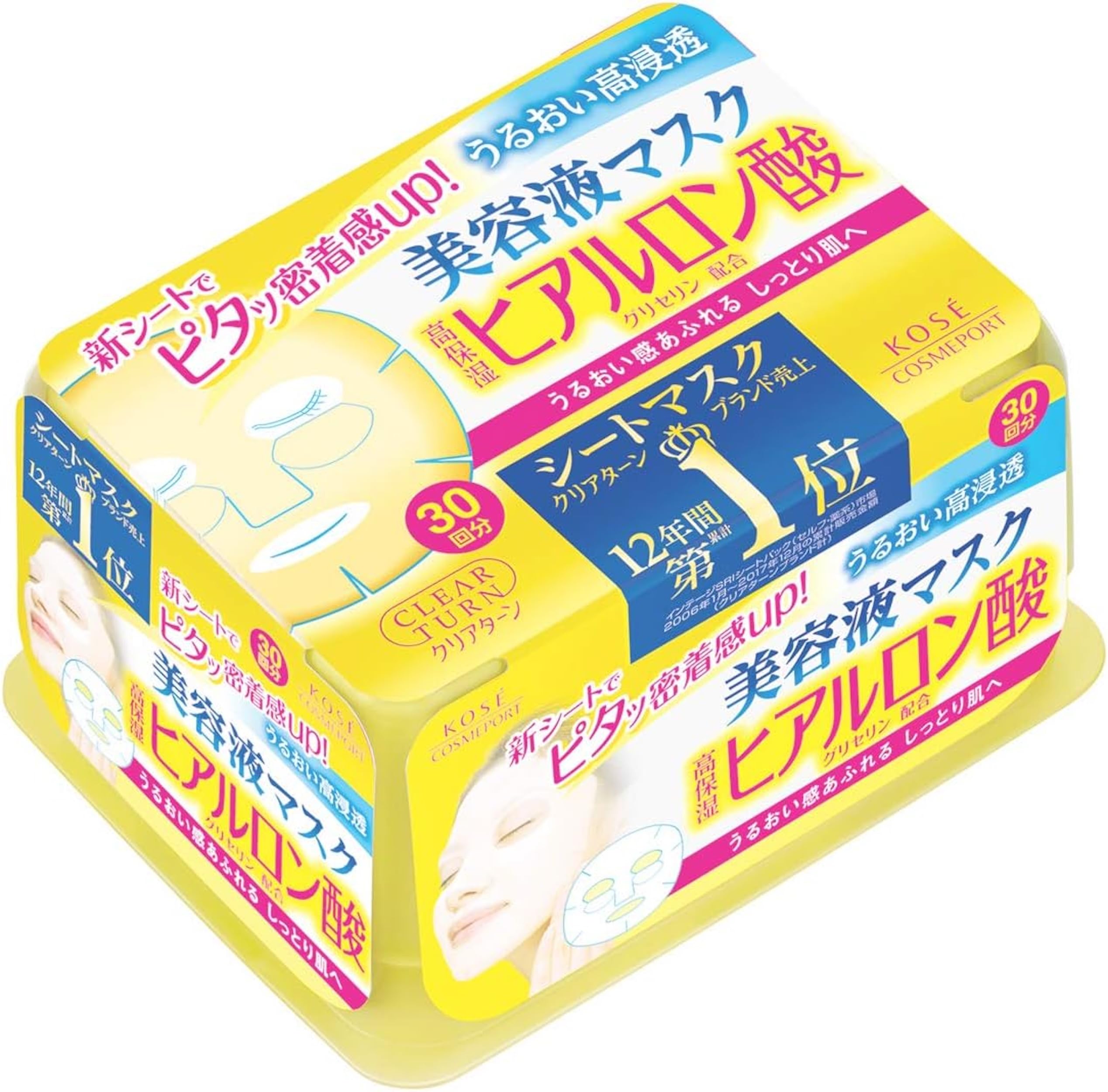 KO-SE Clear Turn Essence Facial Sheet Mask – Hyaluronic Acid Hydration for Fresh, Hydrated Skin