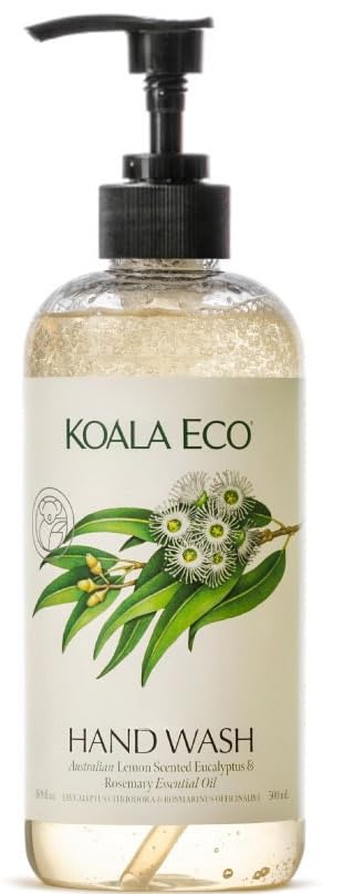Koala Eco Hand Wash - Lemon Scented Eucalyptus & Rosemary Oil, 16 oz | Plant-Based Cleanse