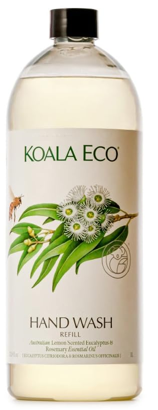 Koala Eco Hand Wash – Lemon Scented Eucalyptus & Rosemary Oil, 34 oz