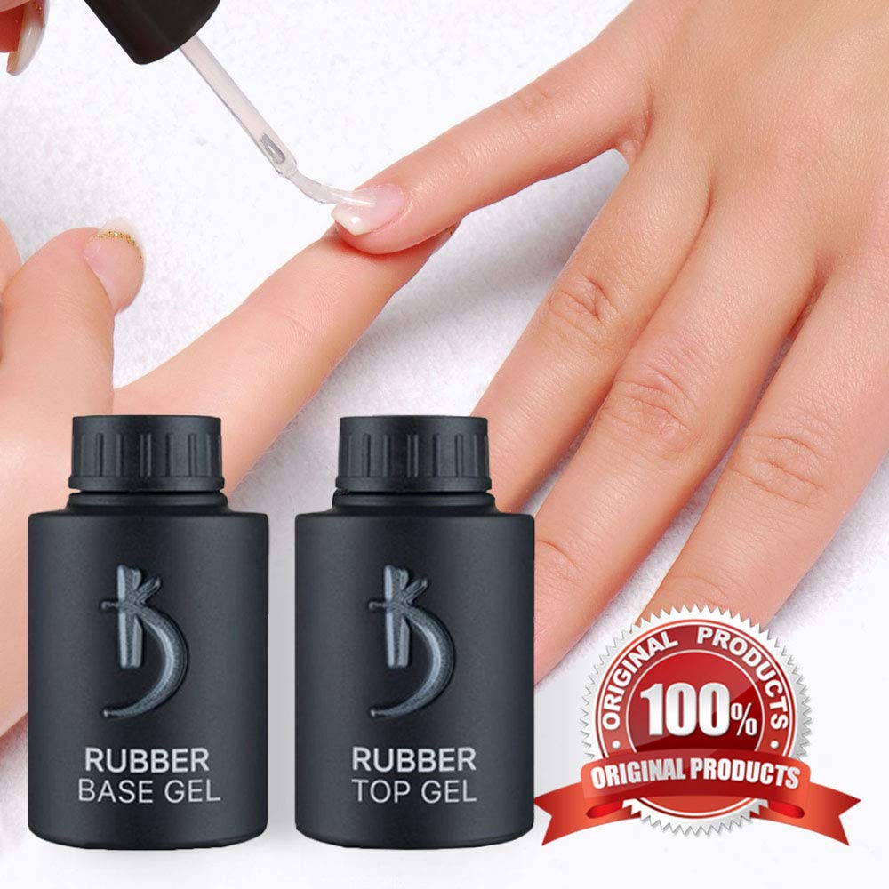 KODI Professional Rubber Base Gel – 35ml | Soak-Off Base for Long-Lasting Nail Layers