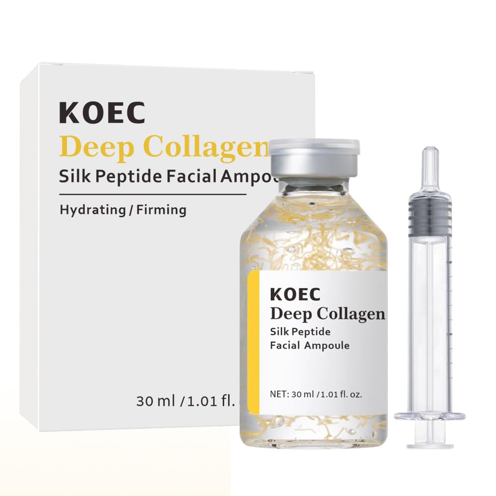 KOEC Deep Collagen Silk Peptide Ampoule Serum – Intensive Lift, Hydration & Smoothing