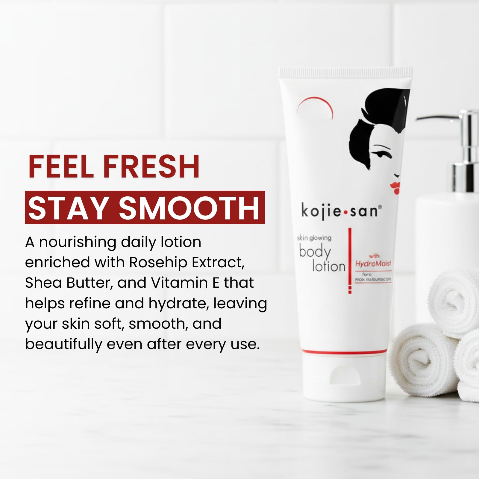 Kojie San Kojic Acid Lotion – Nourishing Body Lotion for Even Skin Tone (200g)