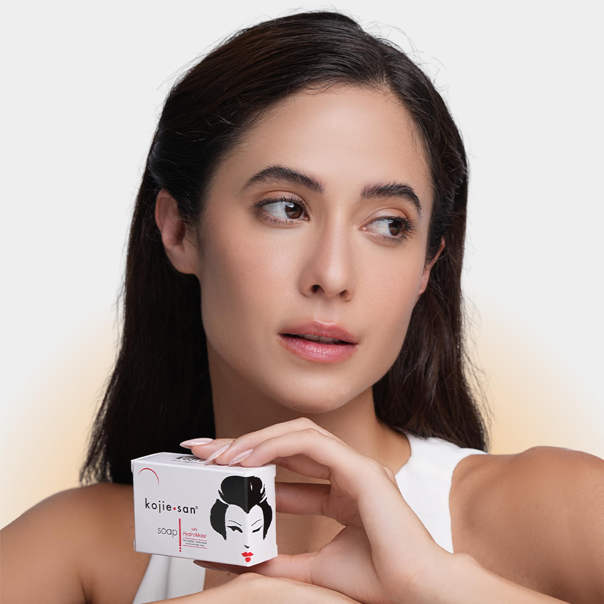 KOJIE SAN Original Kojic Acid Soap – 3 Bars (65g each) with Exfoliating Net for Brighter, More Even Skin