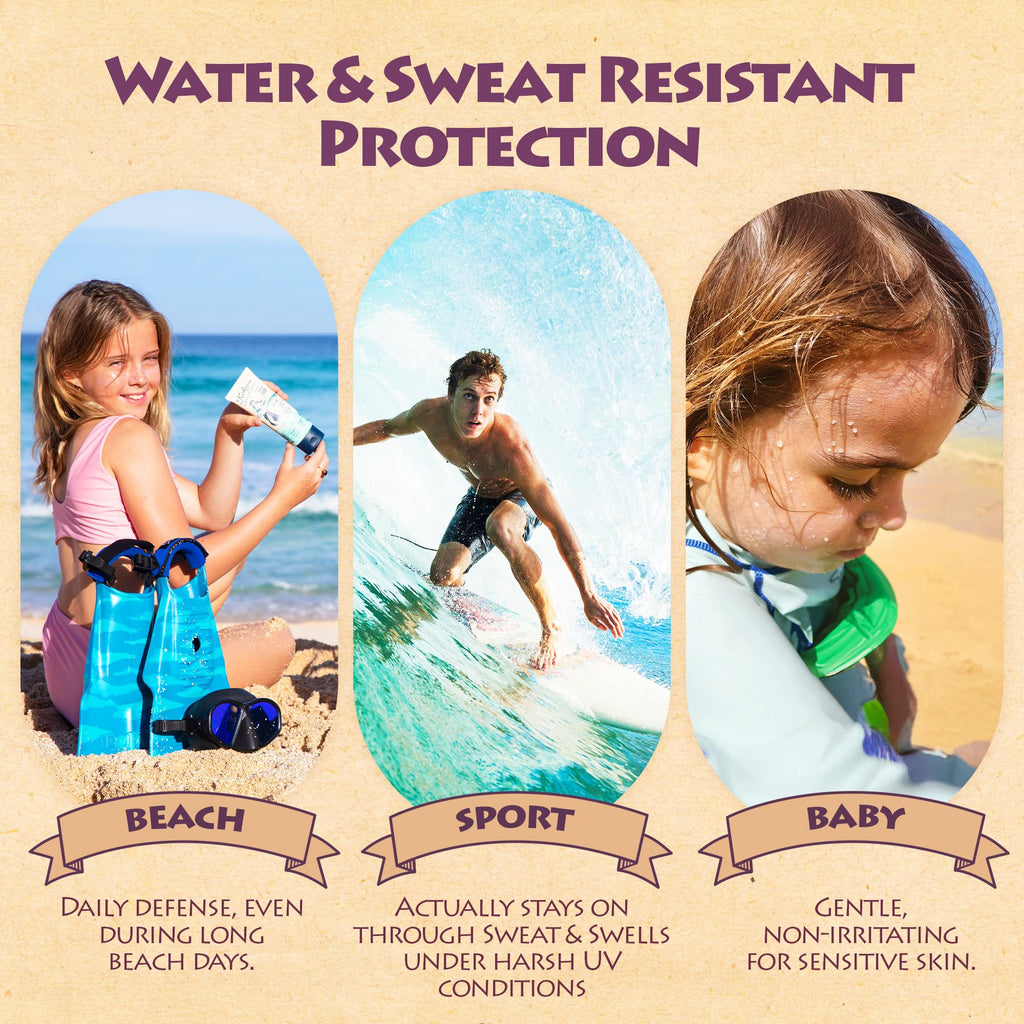 Kokua Sun Care Hawaiian Sunscreen SPF 50 | Mineral, Reef Safe, 3 oz