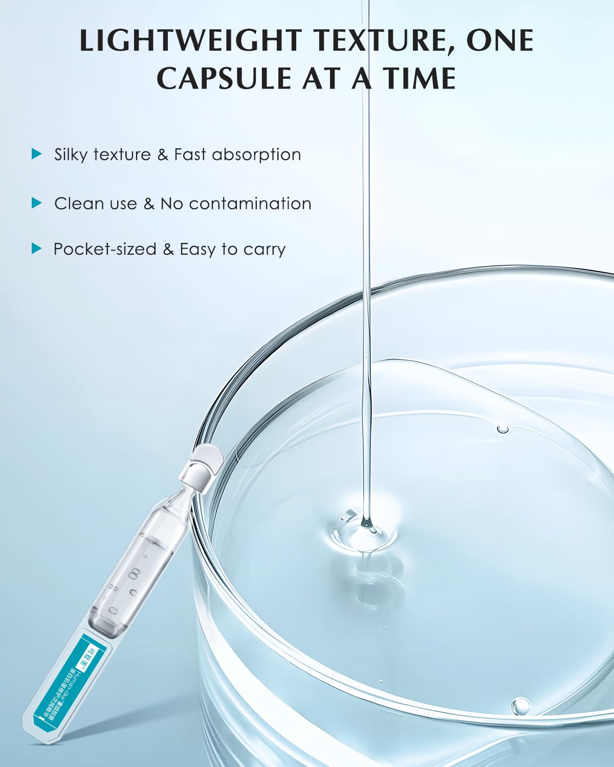 KOMFYMED Recombinant Collagen Restoration One-Day Serum – 4 Collagen Types, Ectoin, Hydration, 30 Single-Use Vials