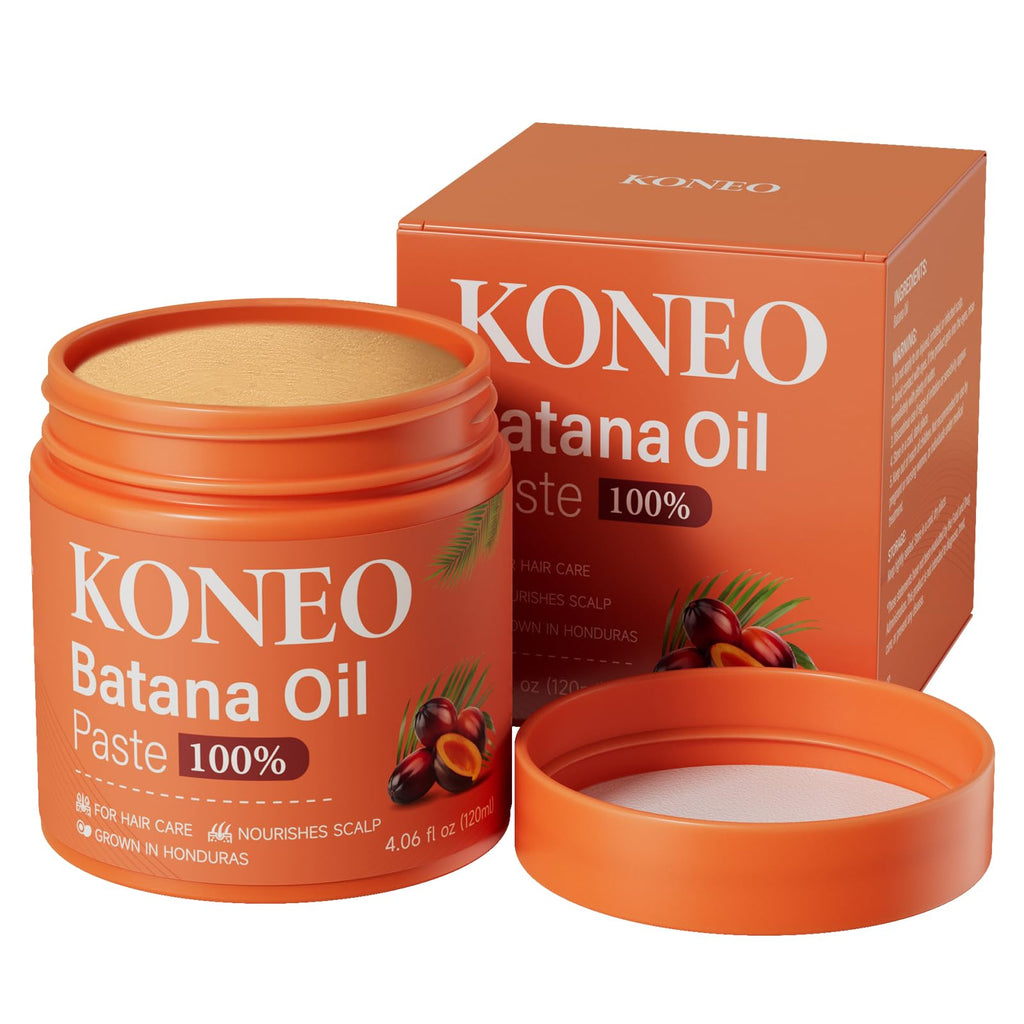 KONEO Hair Growth Cream with 100% Pure Batana Oil – All Hair Types, 4.06 oz
