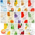 KONEUK 126 Pack Sheet Masks – Hydrating Bulk Facial Masks Gift Set for All Skin Types