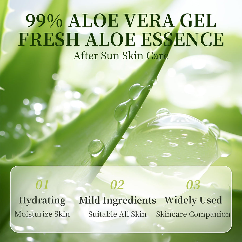 KONEUK 100 Pack Bulk Aloe Vera Gel – 99% Pure, Travel-Size for Face, Hair & Skin