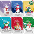 KONEUK 60 Pack Christmas Face Masks – Hydrating Skincare Gift Set & Stocking Stuffers