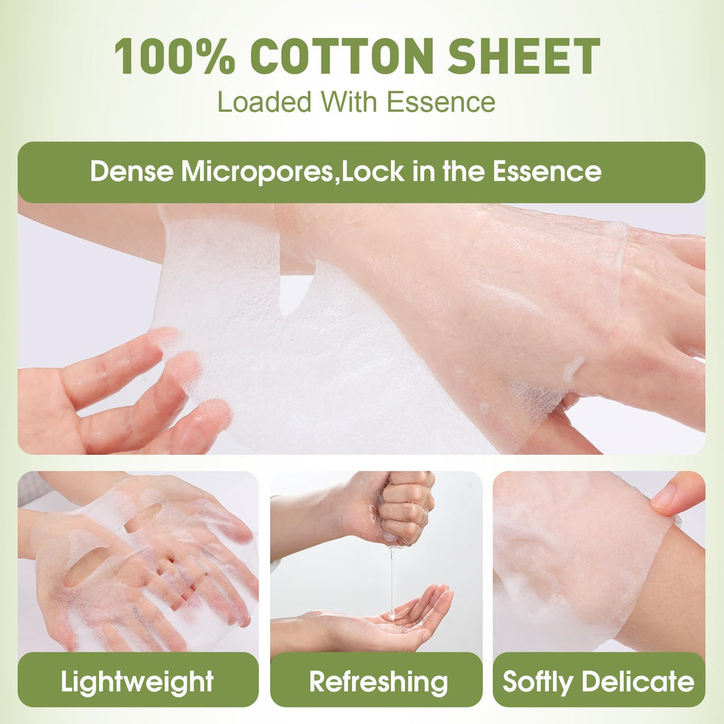 KONEUK 48-Pack Collagen Hydrating Face Masks for All Skin Types