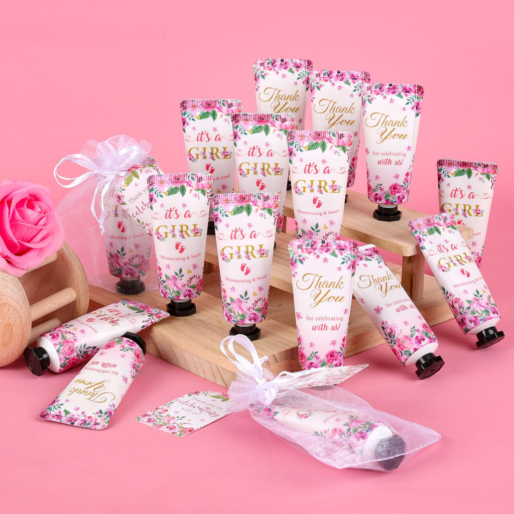 KONEUK 50 Pack Bulk Hand Cream Sets for Baby Shower & Wedding Favors