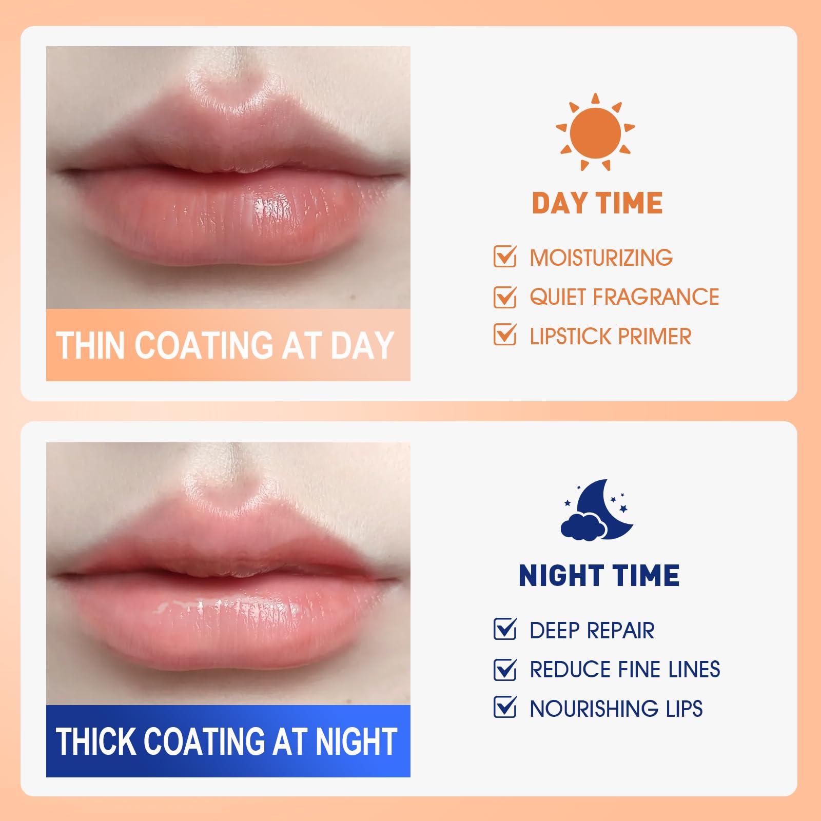 KONEUK 12 Pack Lip Sleeping Mask Set – Overnight Lip Treatment with Vitamin C & Coconut Oil