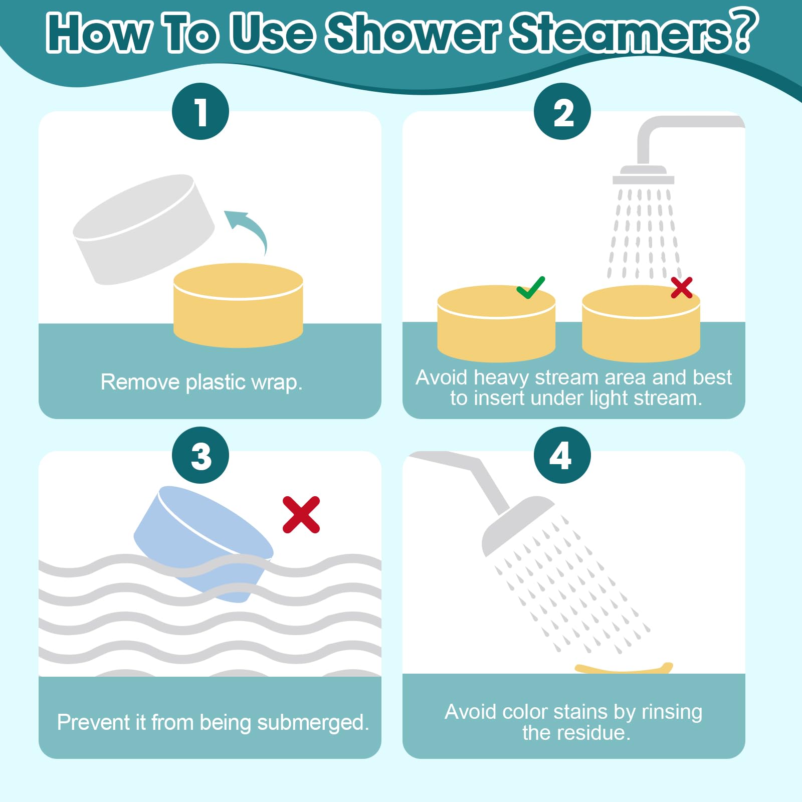 KONEUK 32 Pack Shower Steamers – Aromatherapy Gift Set with Essential Oils