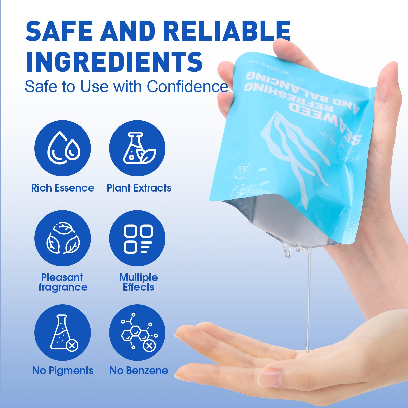 KONEUK 72 Pack Collagen Face Masks – Hydrating Skincare Set for All Skin Types