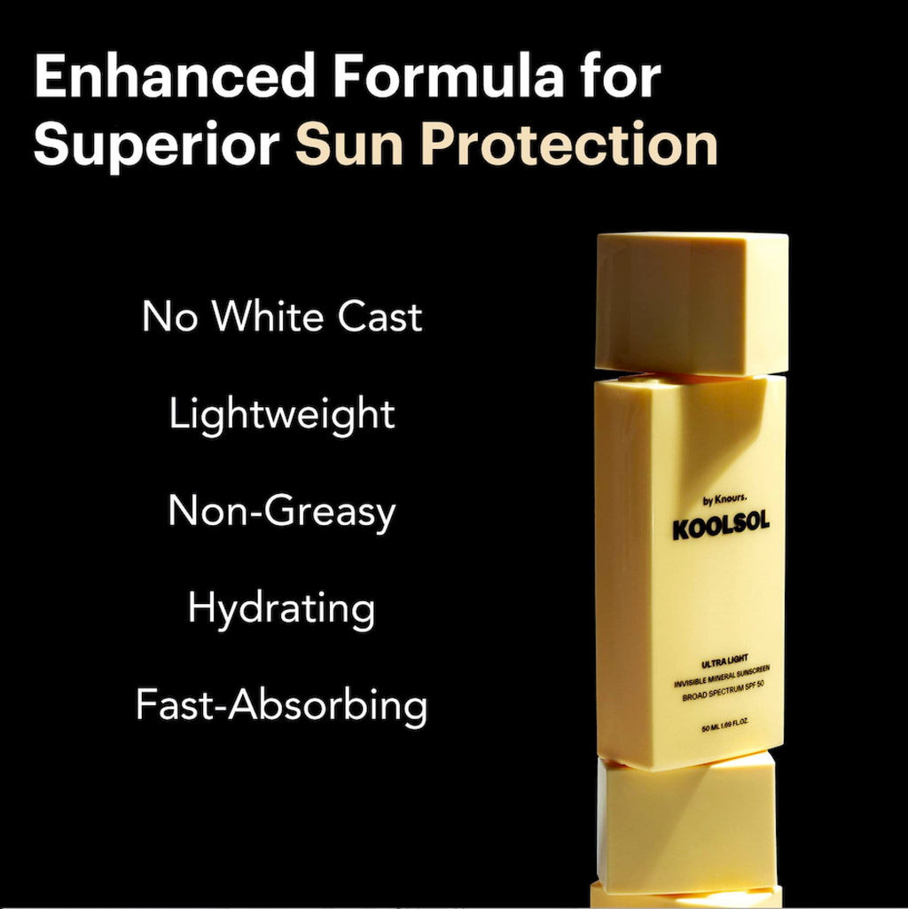 KOOLSOL by Knours — Mineral SPF 50 Sunscreen with Zero White Cast | Reef Safe, Made in USA