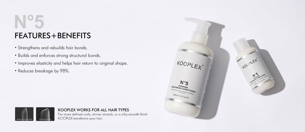 KOOPLEX No.5 Bond Restoring Conditioner – Deep Hydration & Bond Repair (450 ml)