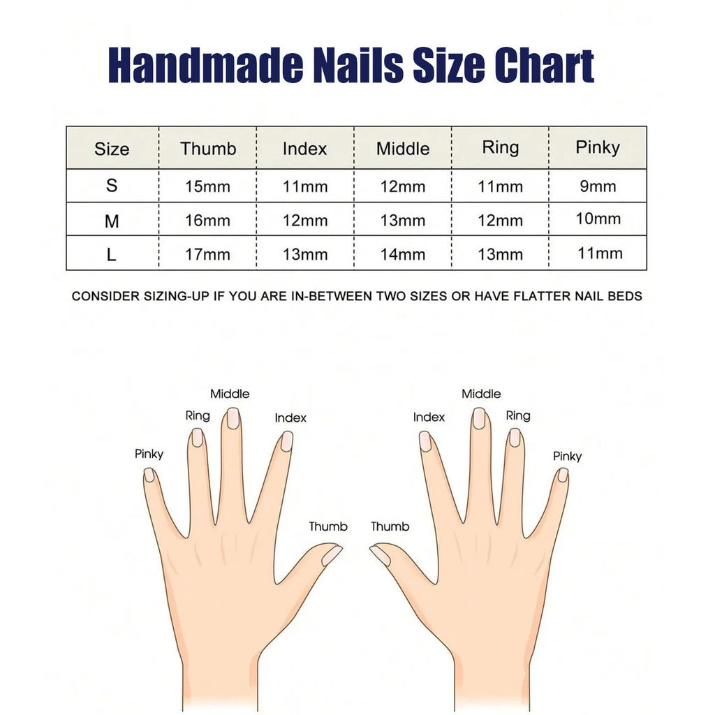 Koopnati Handmade 3D Nail Art Press On Nails – French Tip with 3D Flowers