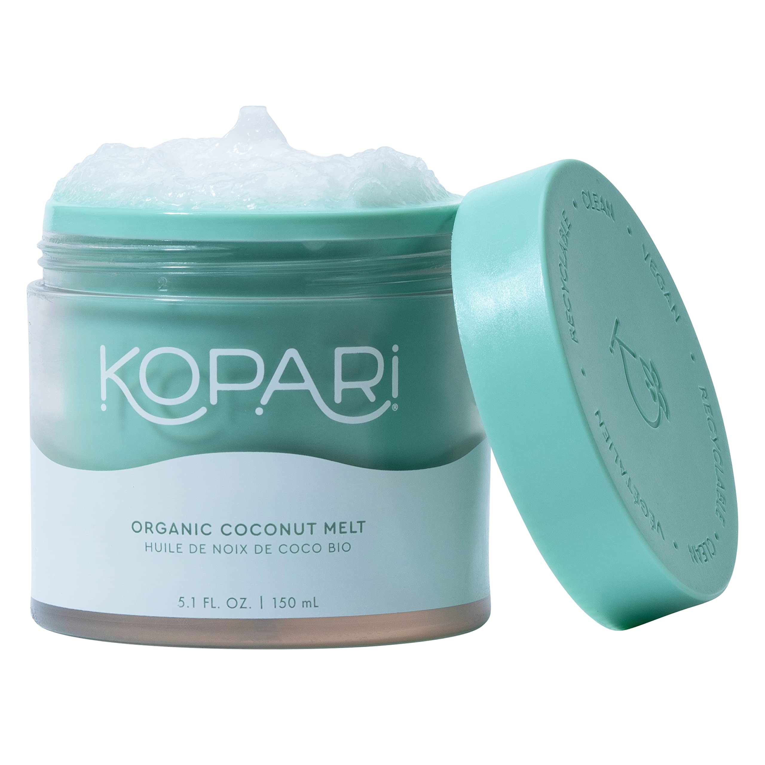 Kopari Organic Coconut Melt – 5.1 oz | Multi-Purpose Skin Moisturizer, Vegan & Cruelty-Free