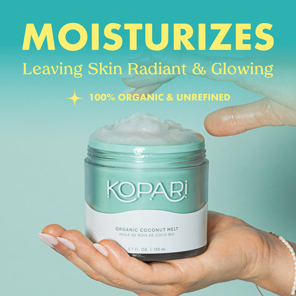 Kopari Organic Coconut Melt – 5.1 oz | Multi-Purpose Skin Moisturizer, Vegan & Cruelty-Free