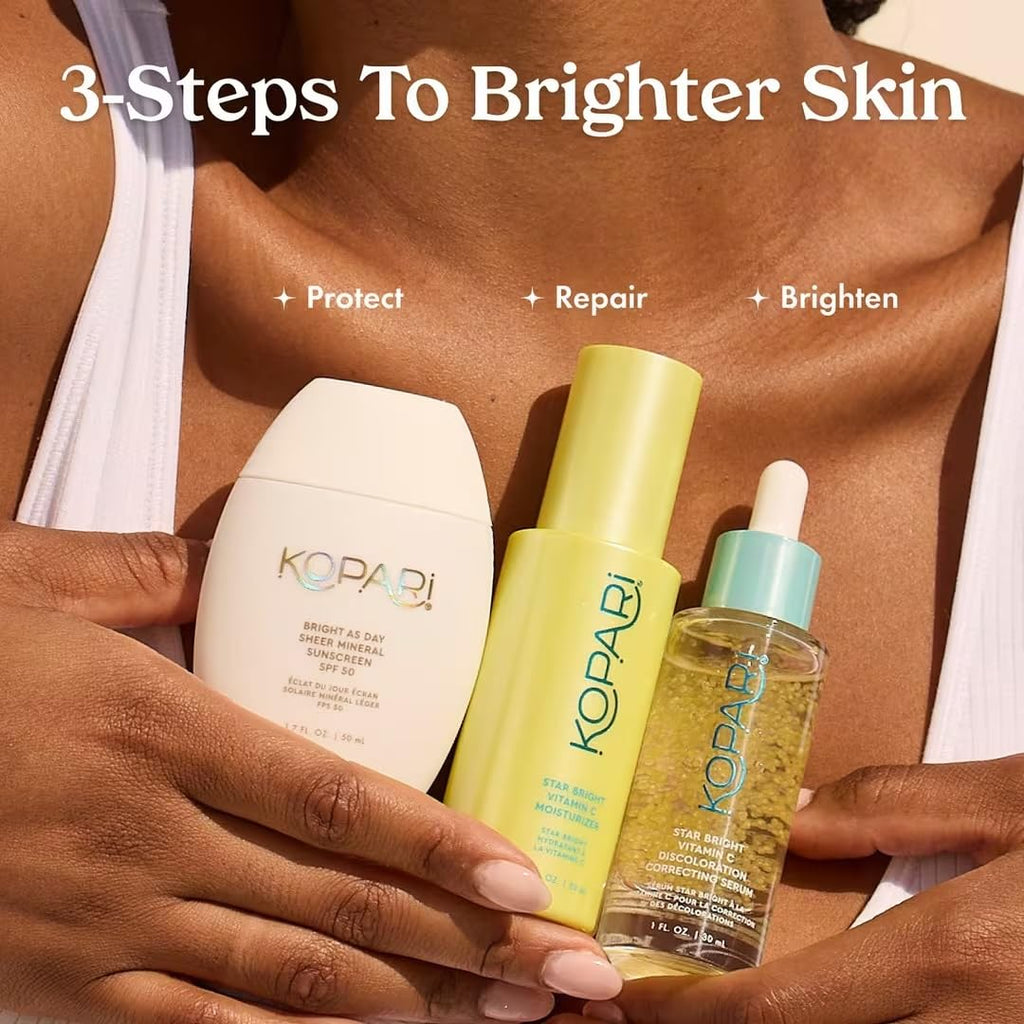 Kopari Star Bright Vitamin C Moisturizer – Brighten & Even Skin Tone, 1.7oz