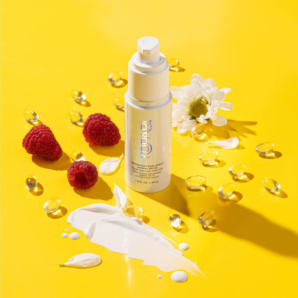 Kopari Antioxidant Face Shield SPF 30 — Sheer Mineral Sunscreen with Hyaluronic Acid | 1.5 oz