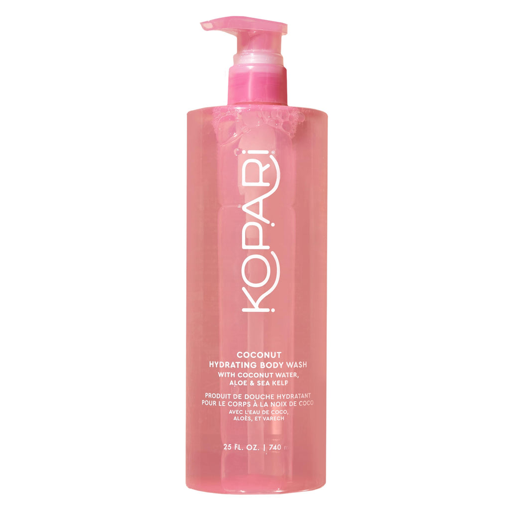 Kopari Jumbo Coconut Hydrating Body Wash – 25 oz | Coconut Water, Aloe, Sea Kelp