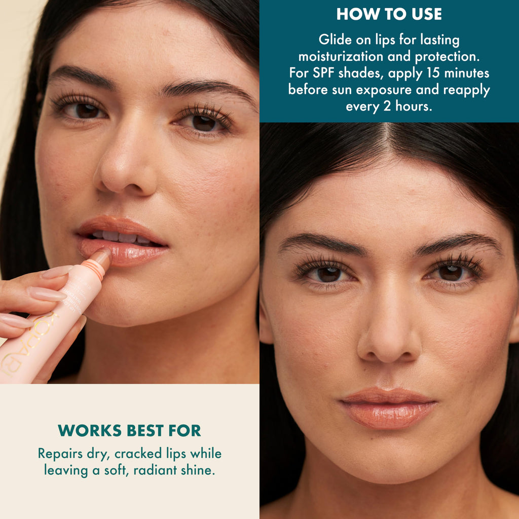 Kopari Lip Love Moisture Balm SPF 30 Watermelon – Tinted Mineral Lip Sunscreen