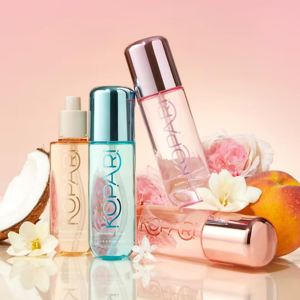 Kopari Marbella Bloom Hair & Body Mist – Long-Lasting Floral with Neroli & Bergamot, 4 oz