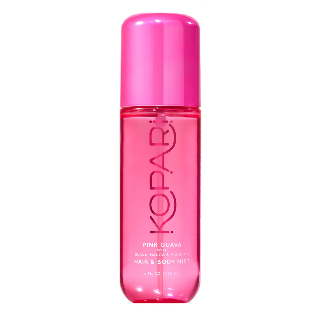 Kopari Pink Guava Hair & Body Mist – Tropical Guava, Mango & Mandarin (4 oz)