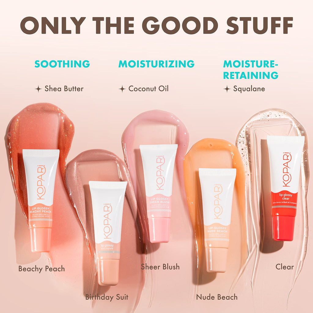 Kopari Sheer Blush Lip Glossy 2pk – Soft Tint & Shine