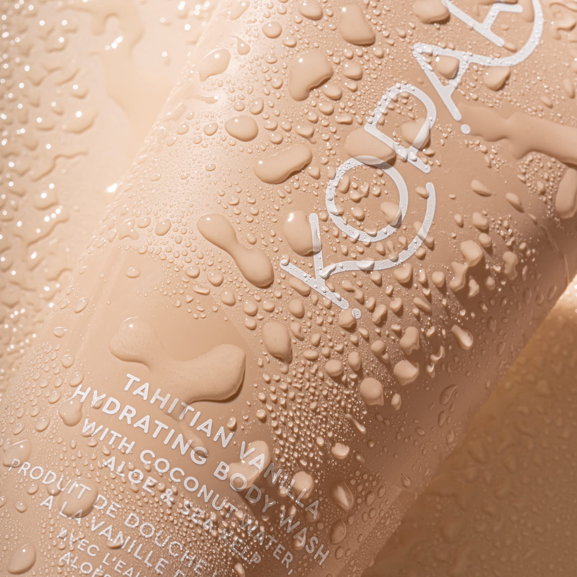Kopari Tahitian Vanilla Hydrating Body Wash with Coconut Water & Aloe – Moisture-Preserving Cleanse, 9.0 oz