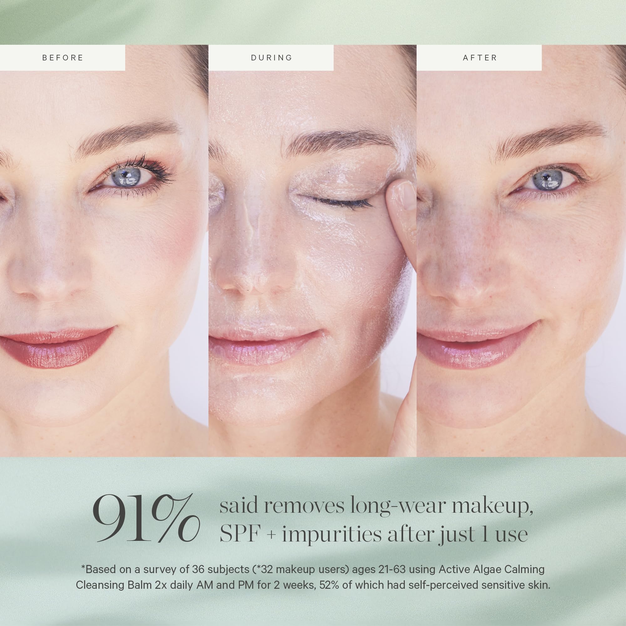 KORA Organics Active Algae Calming Cleansing Balm – Redness & Blemish Balancing Cleanser