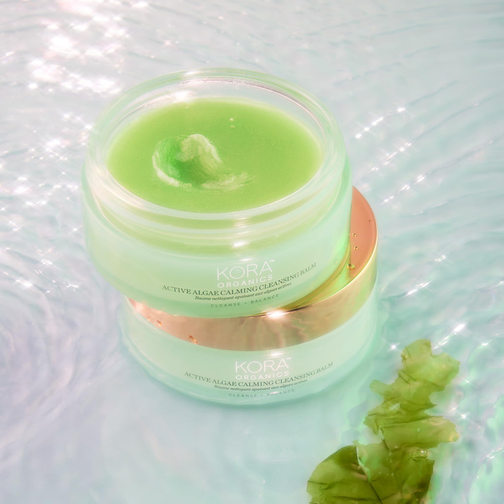 KORA Organics Active Algae Calming Cleansing Balm – Redness & Blemish Balancing Cleanser
