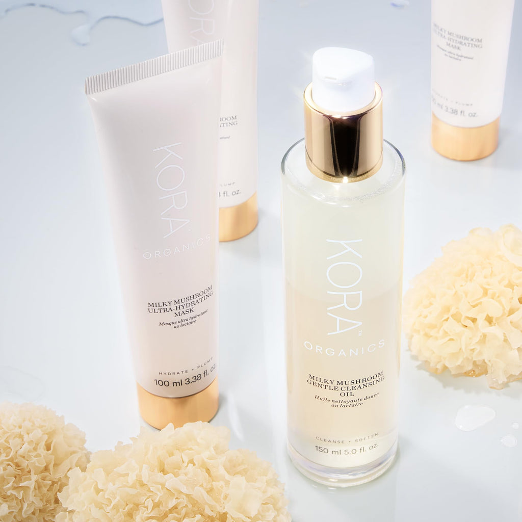 KORA Organics Milky Mushroom Ultra Hydrating Mask – 3.38 fl oz | Vegan & Cruelty-Free