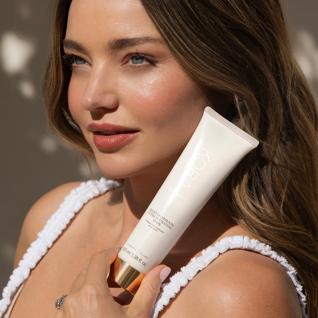 KORA Organics Milky Mushroom Ultra Hydrating Mask – 3.38 fl oz | Vegan & Cruelty-Free
