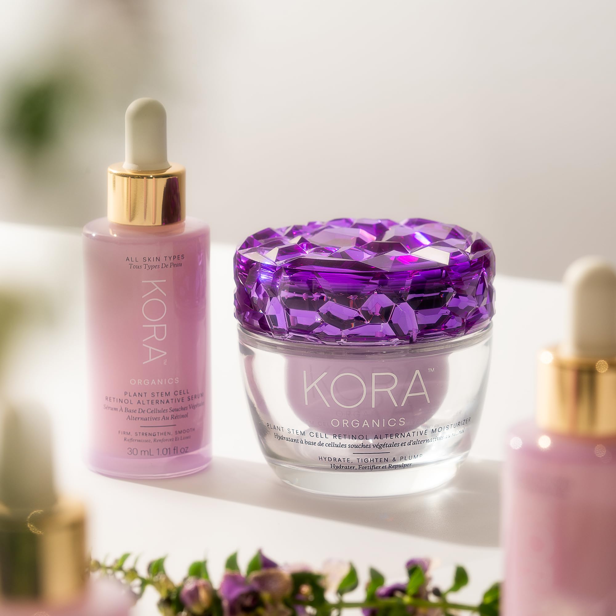 KORA Organics Plant Stem Cell Retinol Alternative Moisturizer – Hydrating & Firming Facial Cream